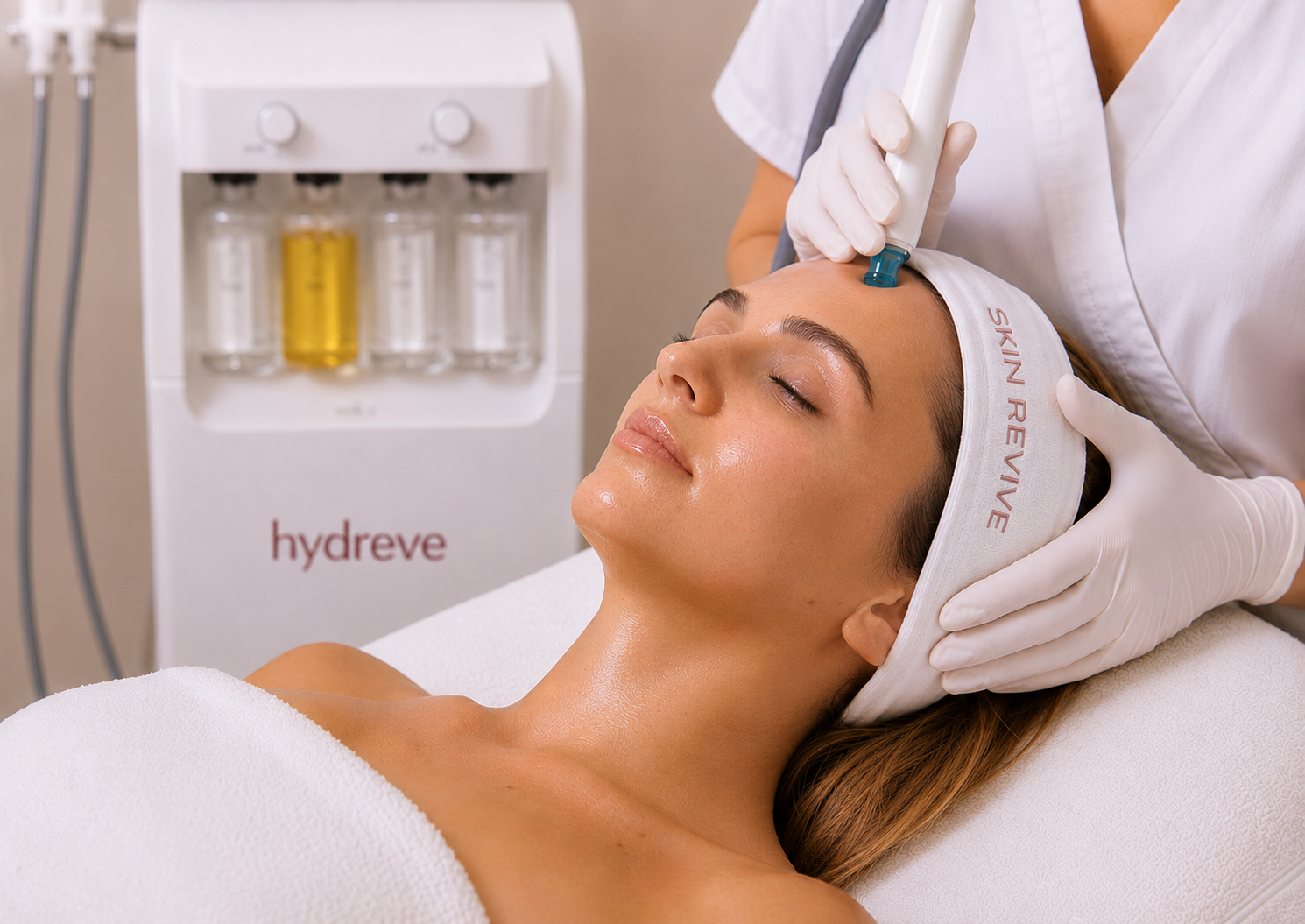 AquaFacial inkl. Ultraschall, Radiofrequenz & Kaltplasma